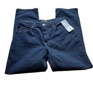 Lee Riders Indigo NWT 14M zip and button closure 5 pockets